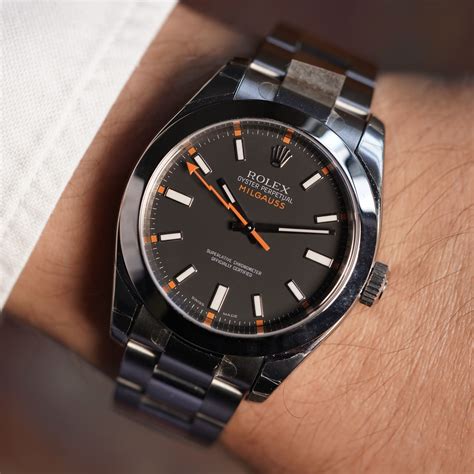 watchfinder rolex milgauss|Rolex Milgauss black bezel.